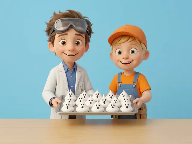 Crispy Meringue Ghosts