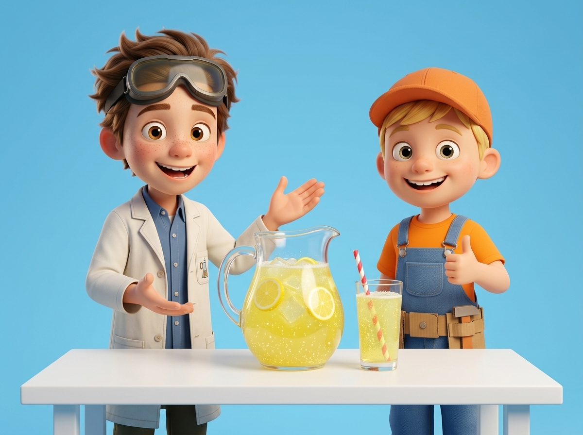Homemade Fizzy Lemonade