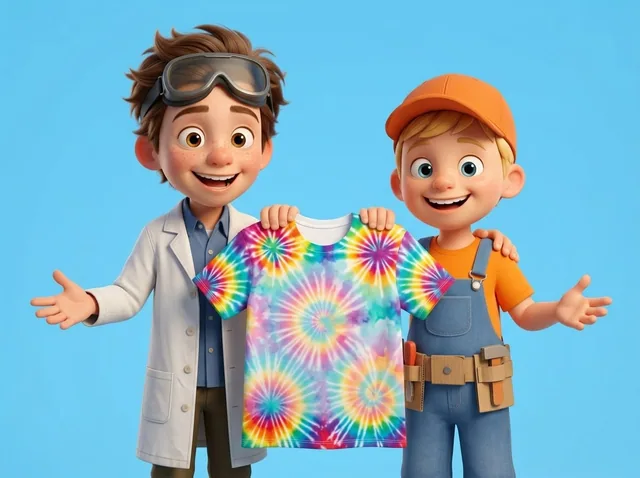 Marker-Pen Tie-Dye Shirt