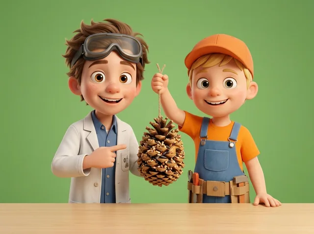 Pinecone Bird Feeder
