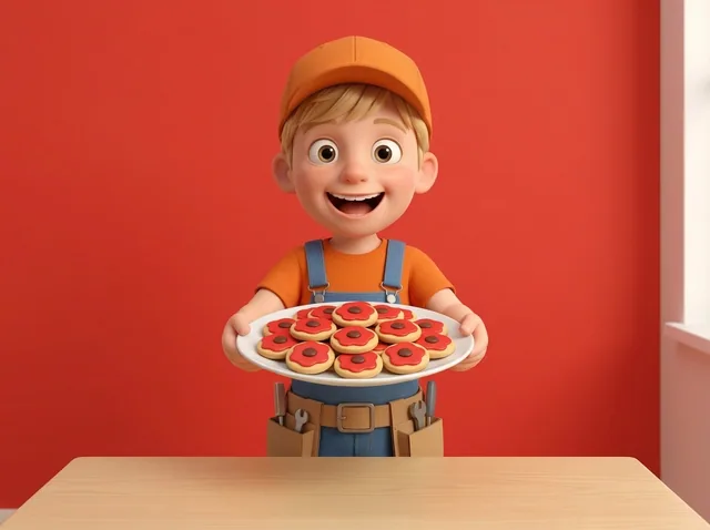 Poppy Shortbread Biscuits